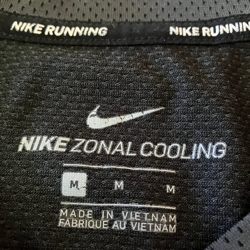 NIKE RUNNING Unisex Gray T-shirt Size M - Picture 4 of 11